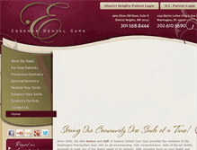 Tablet Screenshot of essencedentalcare.com